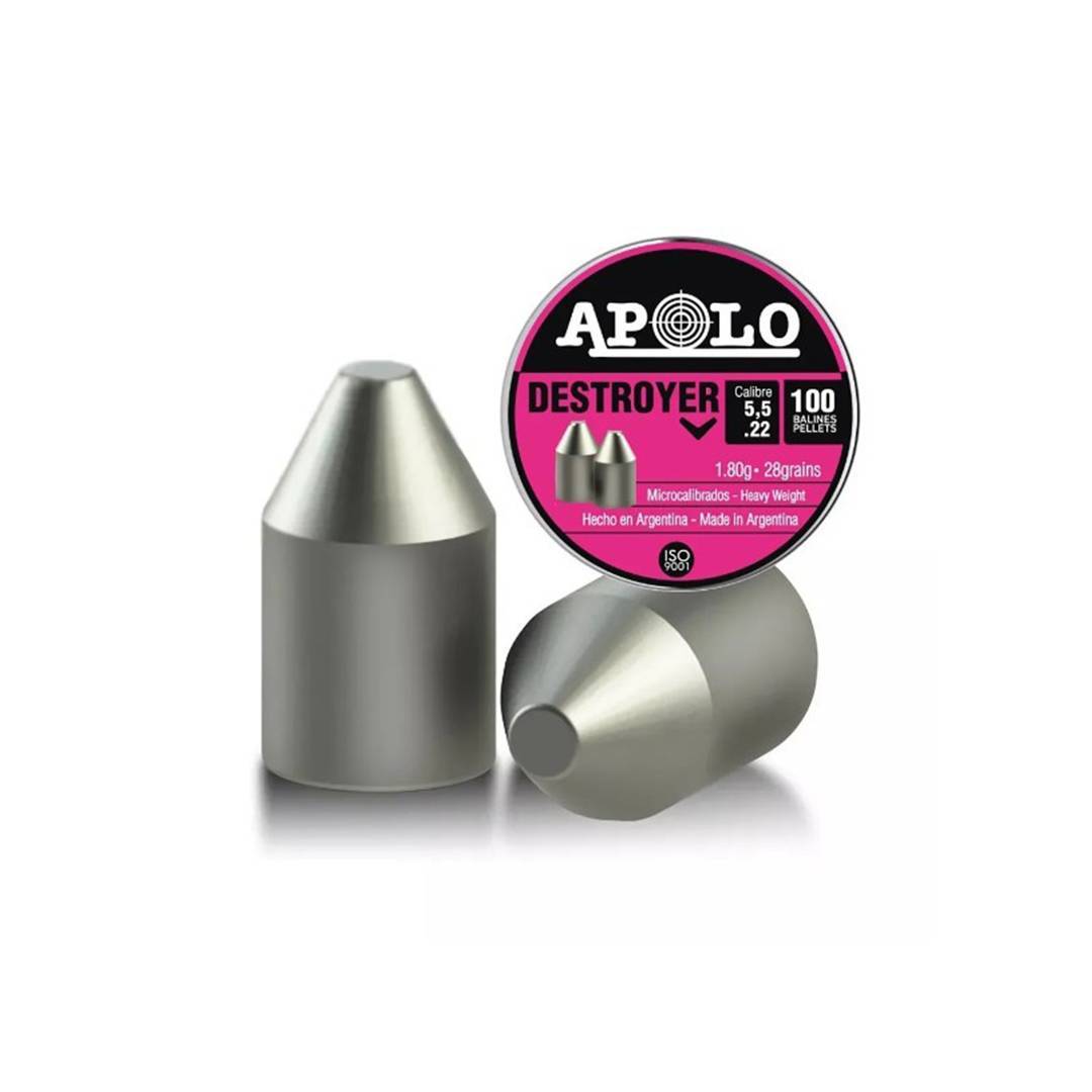 Balines Apolo 5.5 mm Hollow Point 250 un