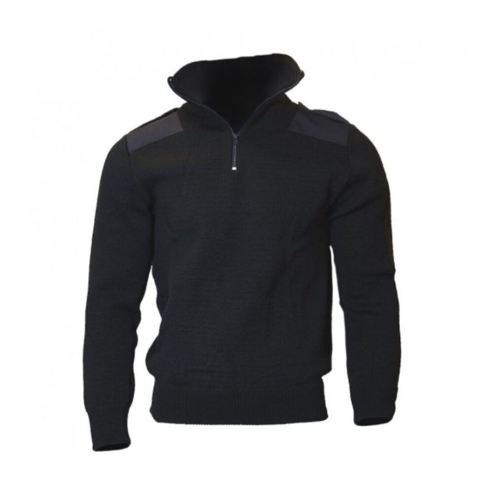 Tricota Azul Forrada Cuello Alto