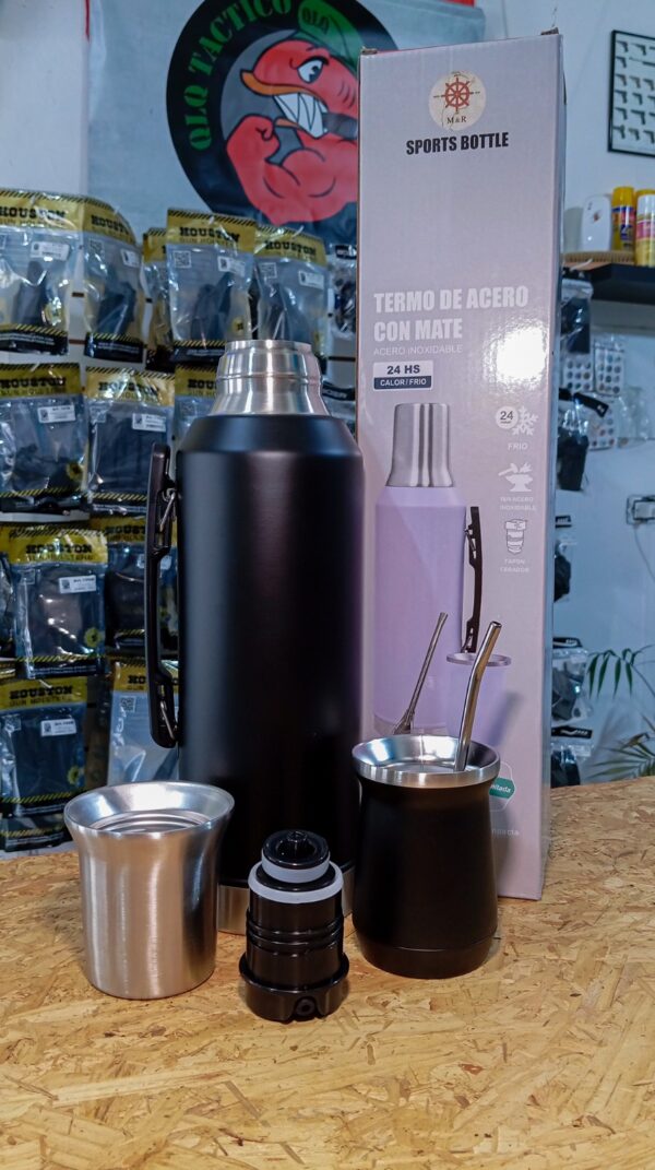 TERMO 1,9LTS CON MATE Y BOMBILLA DE REGALO